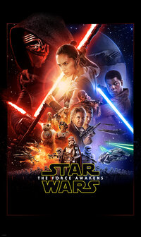 Komar Star Wars EP7 Official Movie Poster VD-046