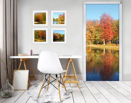 Lake Door Mural Photo Wallpaper 12113VET