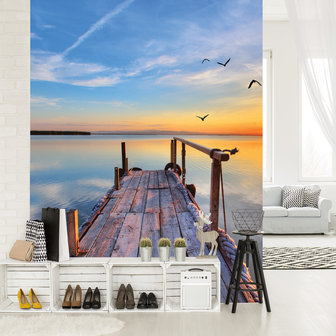 Wooden bridge Photo Wall Mural 11619VEA