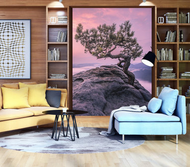 The tree on the rock Photo Wall Mural 11749VEA