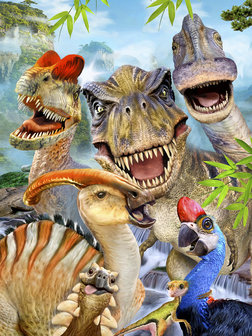 Dinosaurs- Selfies Photo Wall Mural 12847VEA