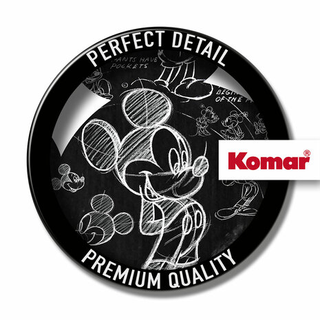 Komar Mickey Head Illustration DD1-008