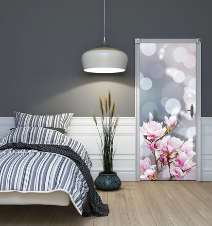 Magic Flowers Door Mural Photo Wallpaper 3379VET