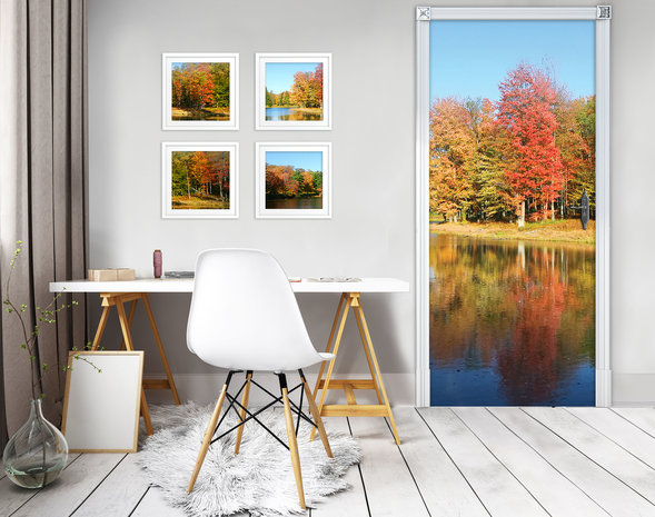 Lake Door Mural Photo Wallpaper 12113VET